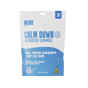 mcro gummies calm down thc for anxiety relief