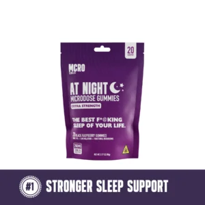 mcro gummies at night extra strenght thc for sleep